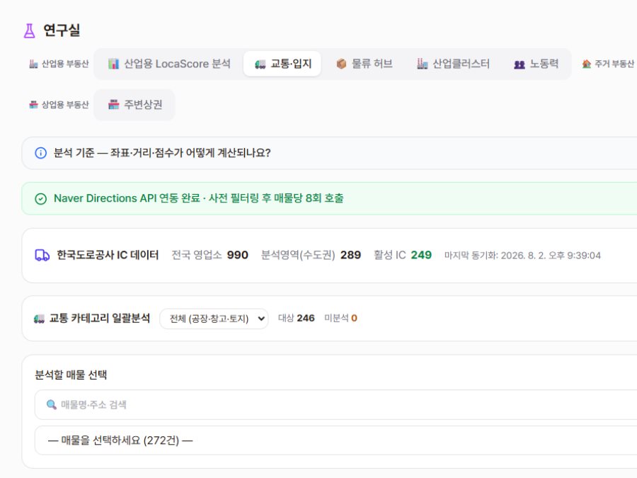 입지 분석 (연구실)
